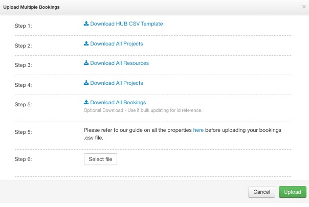 Bulk Upload Bookings to Hub Planner - Hub Planner Knowledge Base